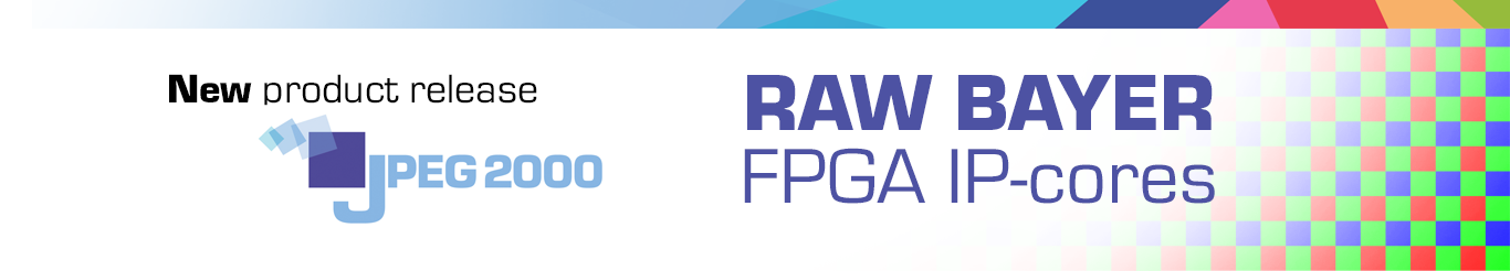 intoPIXは、Camera Bayerのパターンイメージを圧縮するための、新しいJPEG 2000 RAW FPGA IPコアを提供します。                                