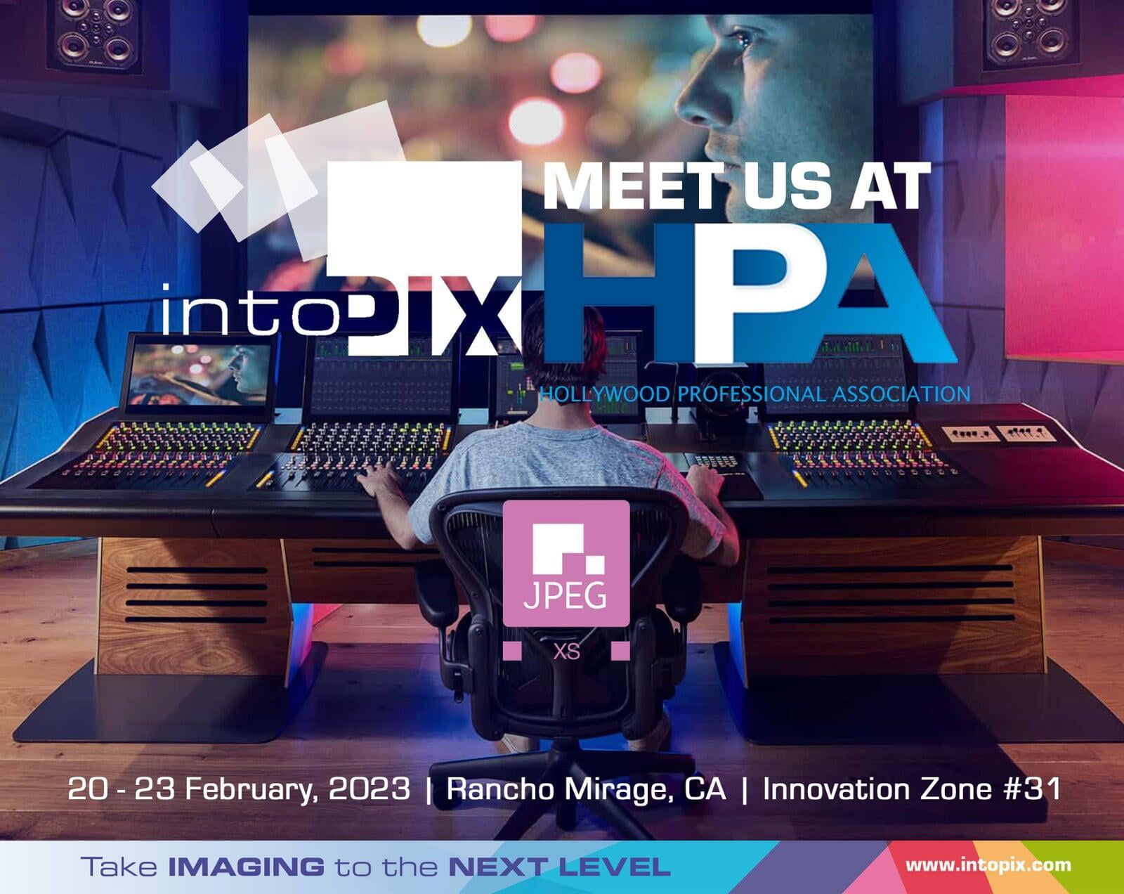 intoPIXは、IP映像制作ワークフローを簡素化する新しい JPEG XSソリューションをHPA Tech Retreat 2023で展示
